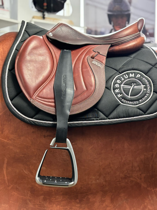 Freejump 4X6 leren Stijgbeugelriemen 40mm