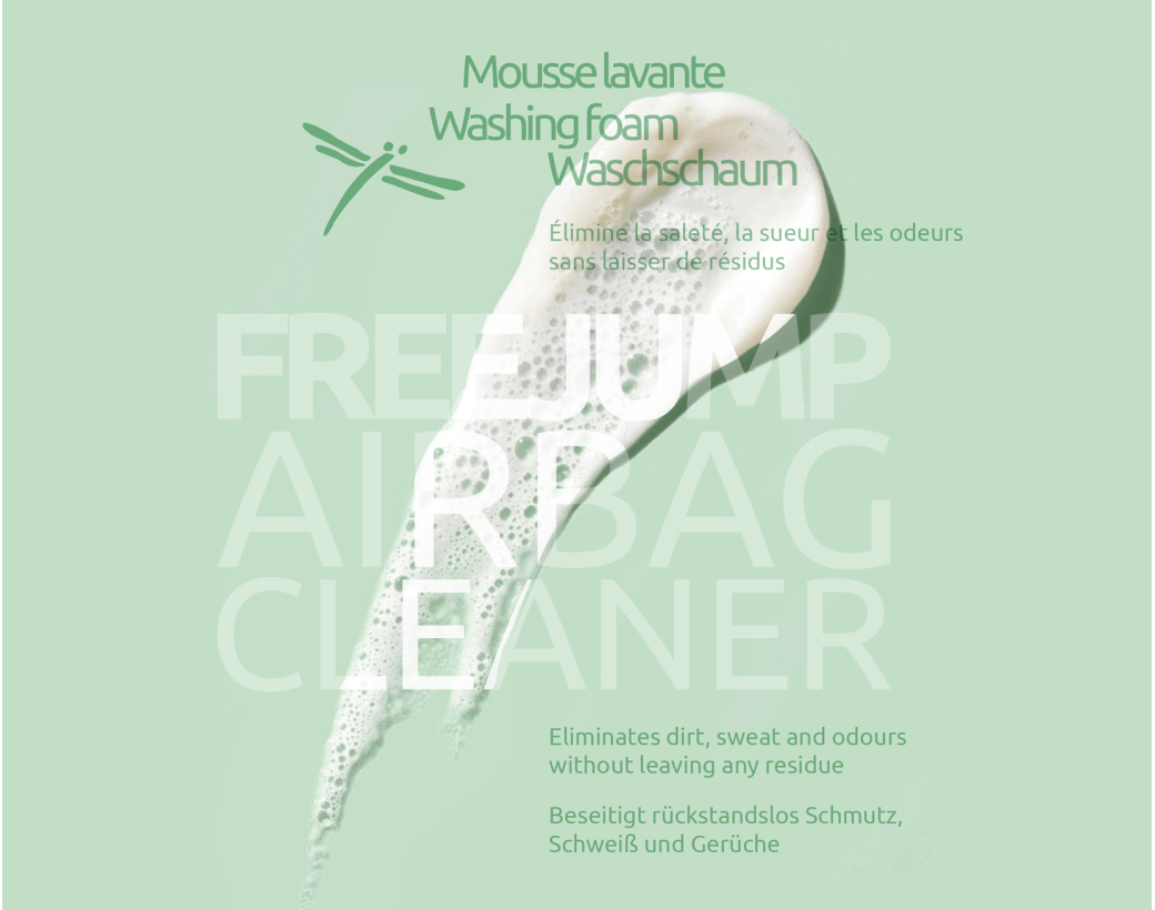 Freejump airbag reinigingsschuim