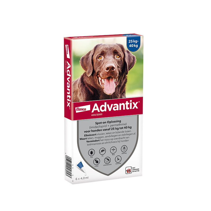 Advantix 400/2000 (L) HOND > 25 kg - 6 pip - REG NL 106419 x