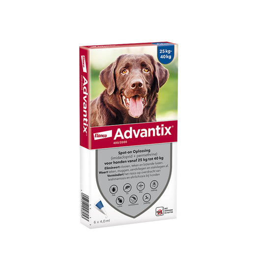 Advantix 400/2000 (L) HOND > 25 kg - 6 pip - REG NL 106419 x