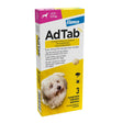 Adtab kauwtablet voor honden (>2,5 - 5,5 kg) 3 tabletten - REG EU/2/22/288/004