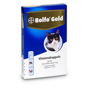 Bolfo Gold Kat 80 - > 4 kg - 4 pip - REG NL 10044